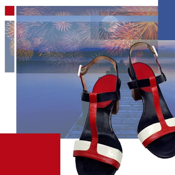 SLINGBACK Red-White-Blue - Picture 2 of 4